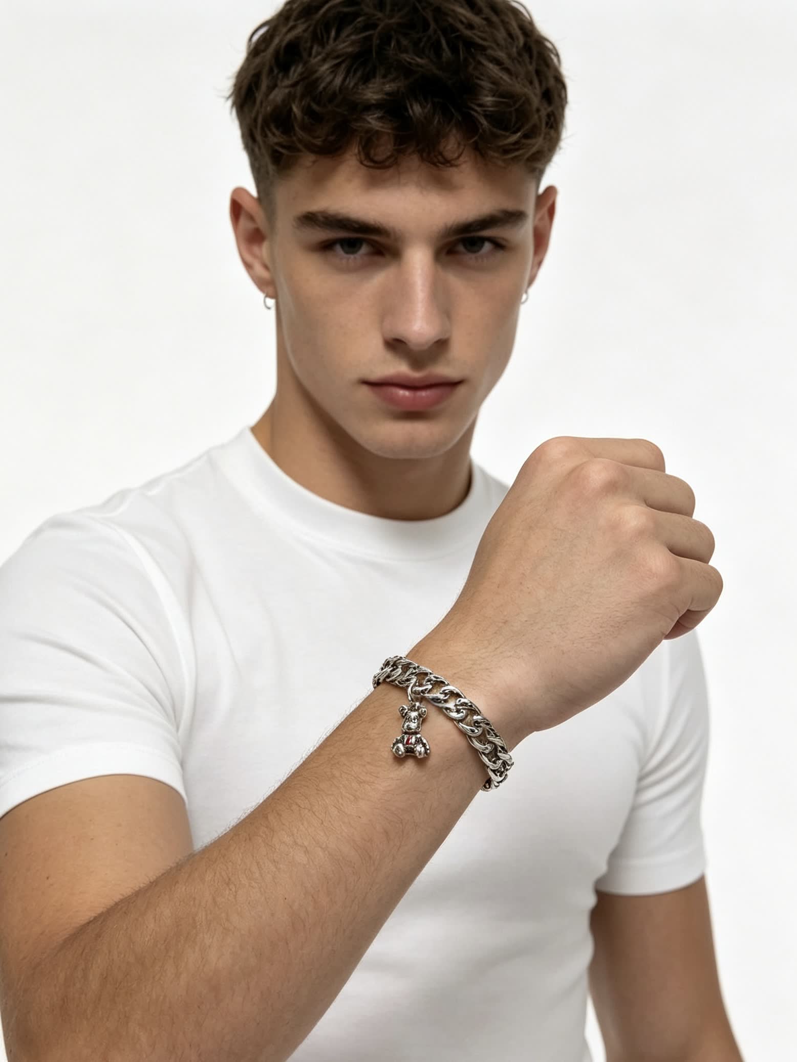 Louis Vuitton Silver Charm Bracelet
